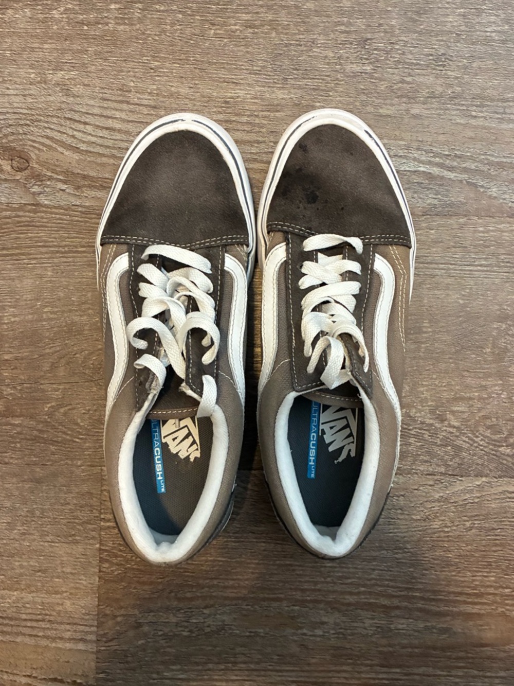 Grey Old School Vans